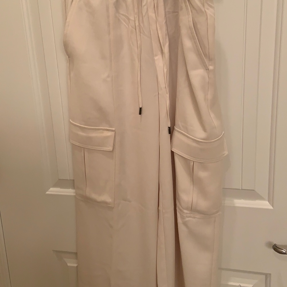 Banana republic wide cargo dress pants.